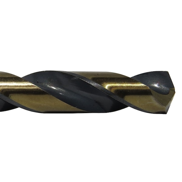 12.50mm HSS Black & Gold KFD Split Point Jobber Length Drill Bit